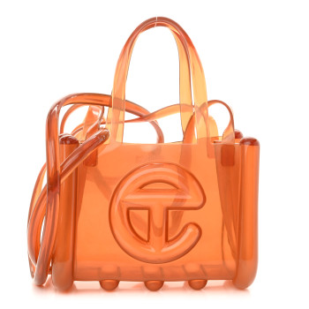 TELFAR x MELISSA Jelly Small Shopping Bag Clear Brown