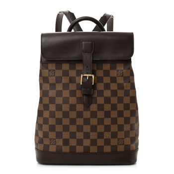 LOUIS VUITTON Damier Ebene Soho Backpack