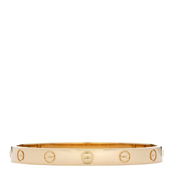 CARTIER 18K Yellow Gold Love Bracelet 16