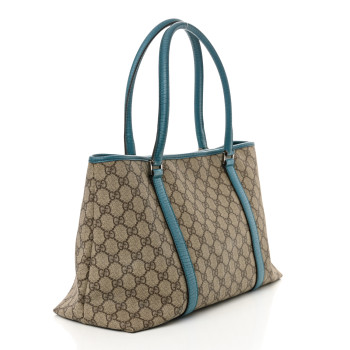 GUCCI GG Plus Monogram Medium Joy Tote Turquoise