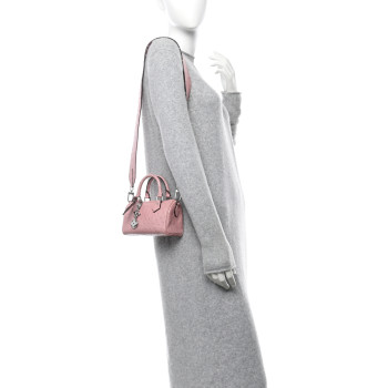 LOUIS VUITTON Ostrich Nano Speedy Bandouliere Pink