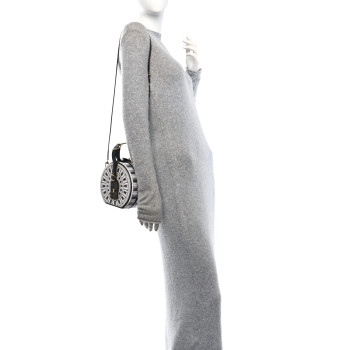 LOUIS VUITTON X FORNASETTI Calfskin Architettura Petite Boite Chapeau White Black