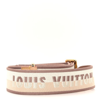 LOUIS VUITTON Jacquard Speedy Bandouliere 20 Shoulder Strap Beige