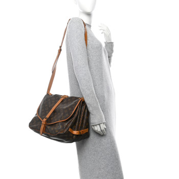 LOUIS VUITTON Monogram Saumur 35