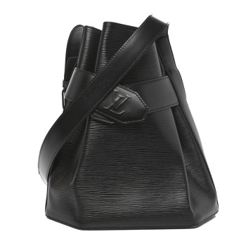 LOUIS VUITTON Epi Sac D'epaule Black