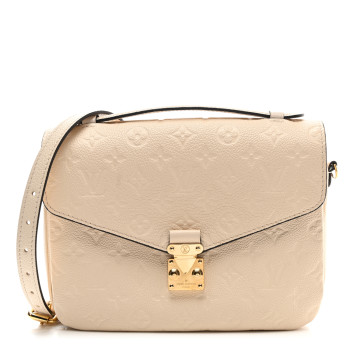 LOUIS VUITTON Empreinte Pochette Metis Creme