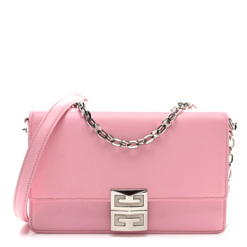 GIVENCHY Box Calfskin Small 4G Chain Shoulder Bag Baby Pink