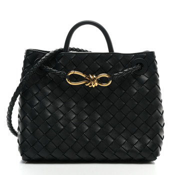 BOTTEGA VENETA Nappa Intrecciato Small Andiamo Shoulder Bag Emerald Green