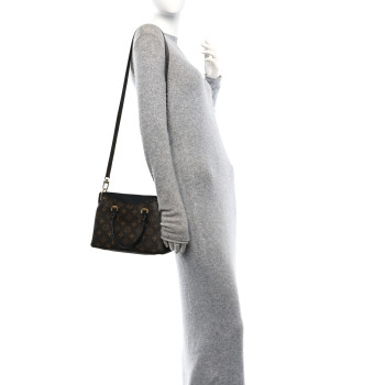 LOUIS VUITTON Monogram Pallas Full BB Black