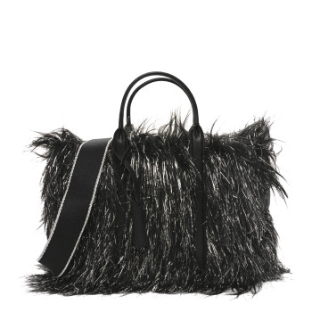 MARC JACOBS The Creature Small Tote Bag Black Silver