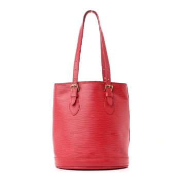 LOUIS VUITTON Epi Petit Bucket 23 Rouge