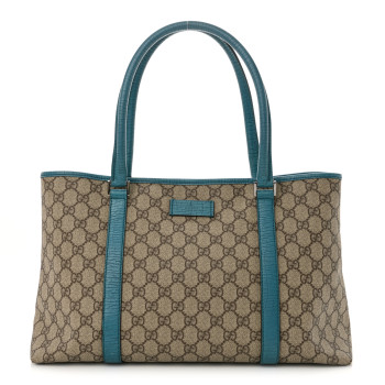 GUCCI GG Plus Monogram Medium Joy Tote Turquoise