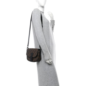 LOUIS VUITTON Monogram Macassar Montsouris Messenger PM