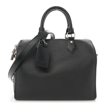 LOUIS VUITTON Epi Speedy Bandouliere 25 Black