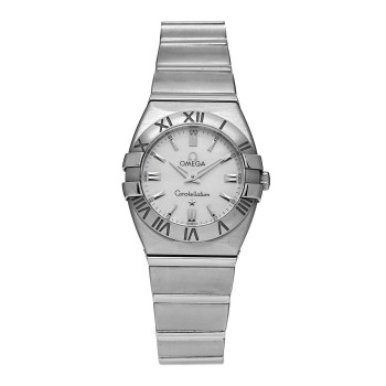 OMEGA Stainless Steel Mother of Pearl 24mm Constellation Quartz Watch 1581.70.00