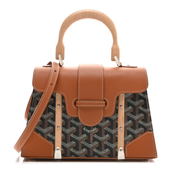 GOYARD Goyardine Structure Mini Saigon Black Gold