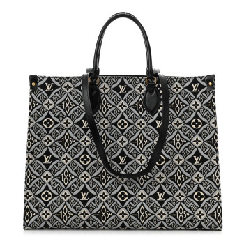 LOUIS VUITTON Jacquard Since 1854 Onthego GM Grey