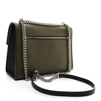 LOUIS VUITTON Soft Calfskin My Lockme Top Handle Laurier Green Toffee Latte Beige Black