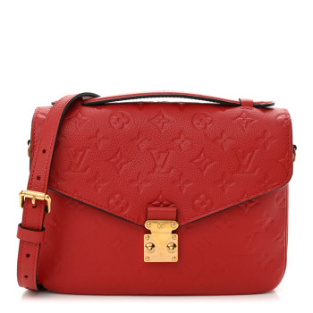 LOUIS VUITTON Empreinte Pochette Metis Cherry