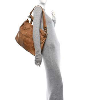 GIVENCHY Lambskin Large Nightingale Tan