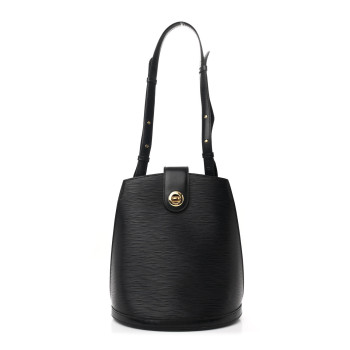 LOUIS VUITTON Epi Cluny Black