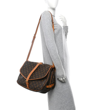 LOUIS VUITTON Monogram Saumur 35