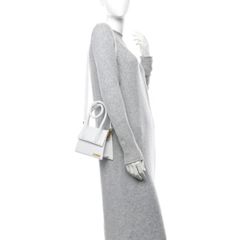 JACQUEMUS Smooth Calfskin Le Chiquito Noeud White