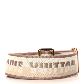 LOUIS VUITTON Jacquard Speedy Bandouliere 20 Shoulder Strap Beige