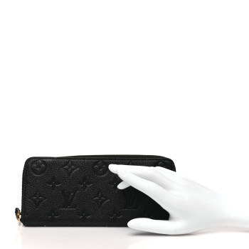 LOUIS VUITTON Empreinte Clemence Wallet Black