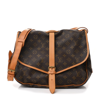 LOUIS VUITTON Monogram Saumur 35