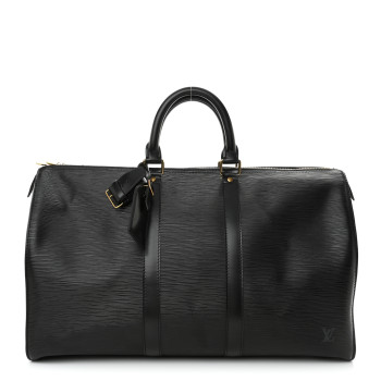 LOUIS VUITTON Epi Keepall 45 Black