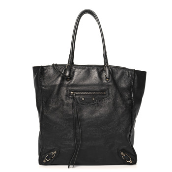 BALENCIAGA Veau Papier A5 Tote Tote Black