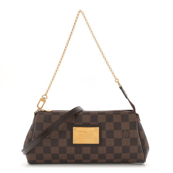 LOUIS VUITTON Damier Ebene Eva Clutch
