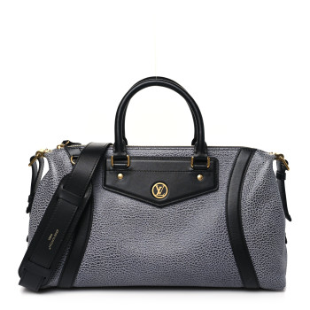 LOUIS VUITTON Lambskin Pixel Effect Biker MM Dark Denim
