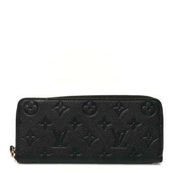 LOUIS VUITTON Empreinte Clemence Wallet Black