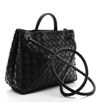 BOTTEGA VENETA Nappa Intrecciato Small Andiamo Shoulder Bag Emerald Green