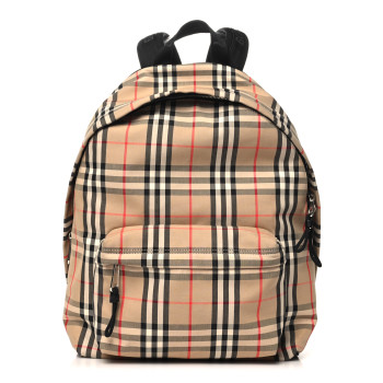 BURBERRY Vintage Check Jett Backpack Archive Beige