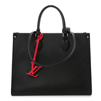 LOUIS VUITTON Epi Onthego MM Black