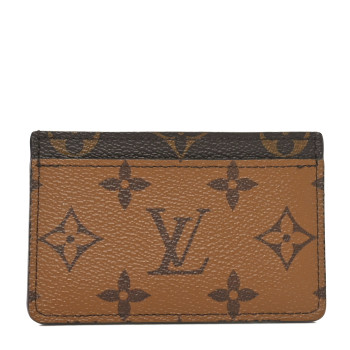 LOUIS VUITTON Reverse Monogram Card Holder
