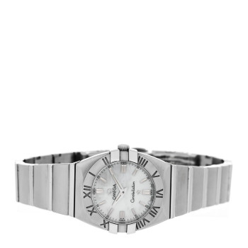 OMEGA Stainless Steel Mother of Pearl 24mm Constellation Quartz Watch 1581.70.00