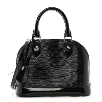 LOUIS VUITTON Epi Electric Alma BB Black