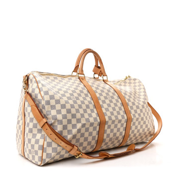 LOUIS VUITTON Damier Azur Keepall Bandouliere 55