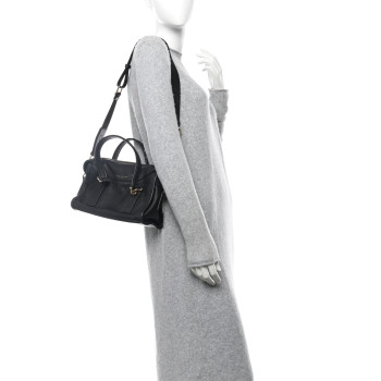 MARC JACOBS Pebbled Calfskin Wellington Satchel Black