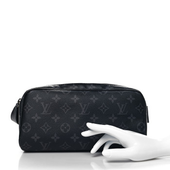 LOUIS VUITTON Monogram Eclipse Dopp Kit Toilet Pouch