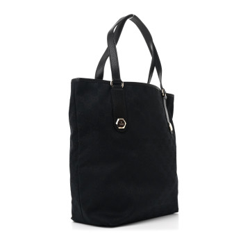 GUCCI Monogram Charmy Tote Black