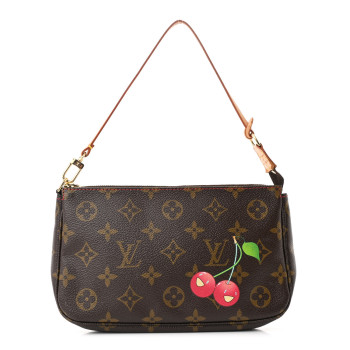 LOUIS VUITTON Monogram Cerises Pochette Accessories