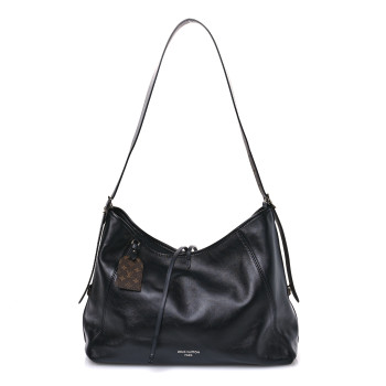 LOUIS VUITTON Lambskin CarryAll Vibe MM Black