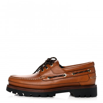 レア‼️ Louis Vuitton Summerland Boat Shoes LOUIS VUITTON Calfskin Mens Summerland Boat Shoes 10 Black