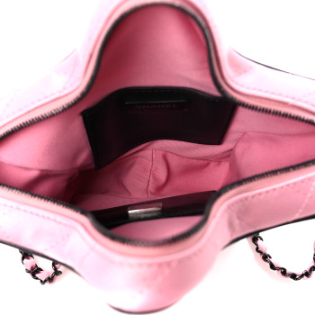 CHANEL Satin Quilted Walk Of Fame Star Bag Pink 1462865