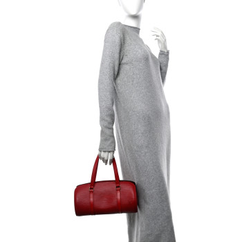 LOUIS VUITTON Epi Soufflot Castillan Red LOUIS VUITTON Epi Soufflot Castillan Red